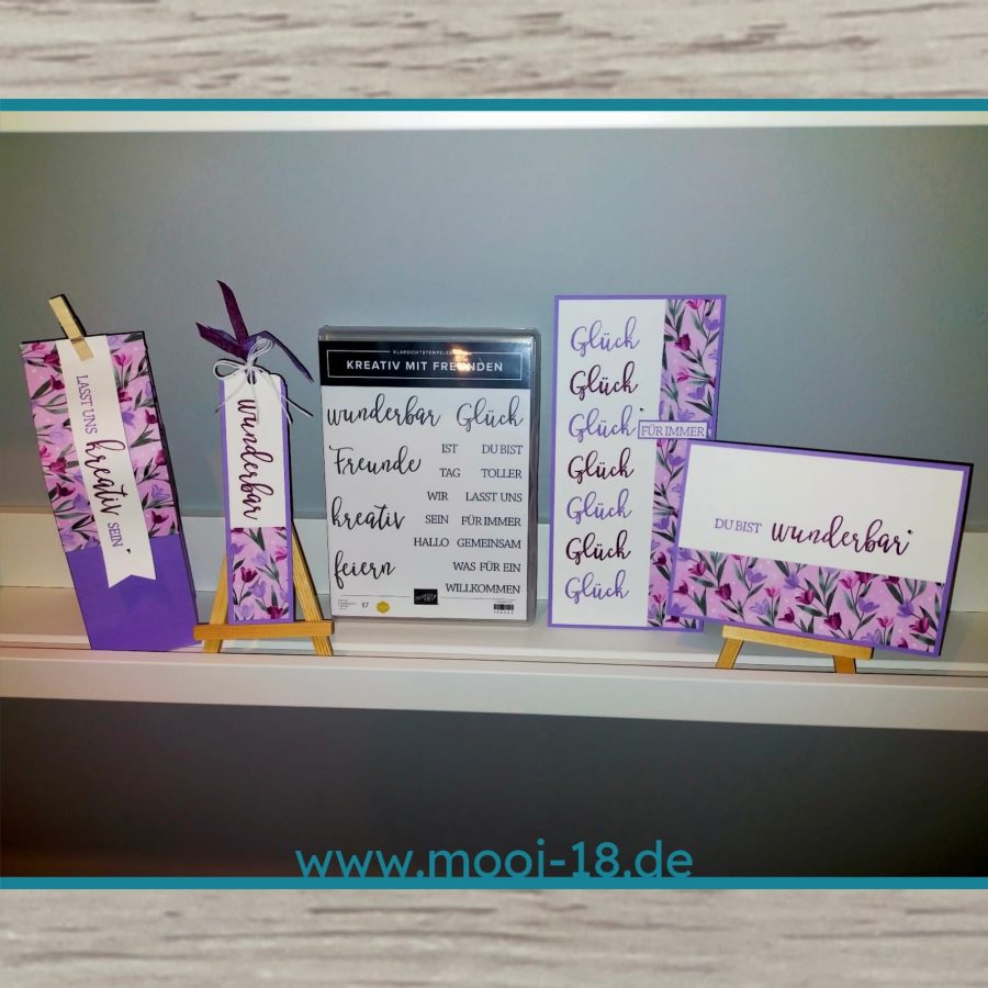 Blühende Worte Karte Verpackung Stampin Up Rostock bestellen basteln mit Tulpen Frühling neu_Karina