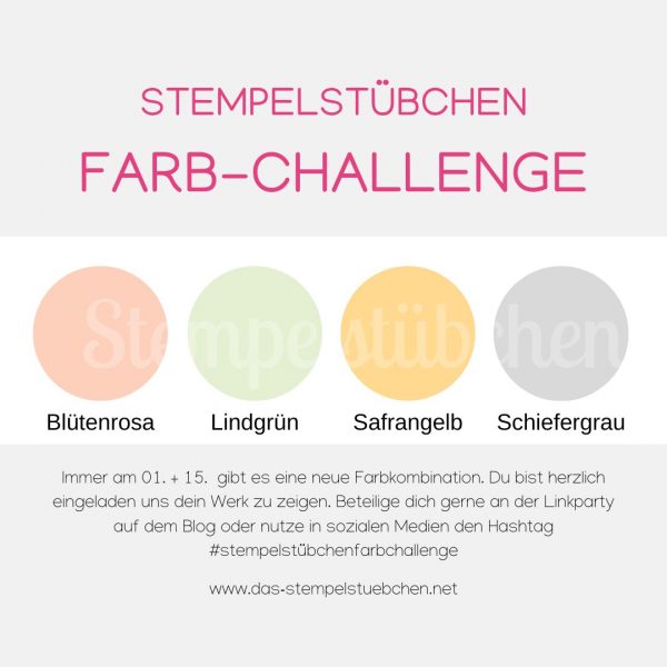Farb-Challenge Verlosung Stampin Up 